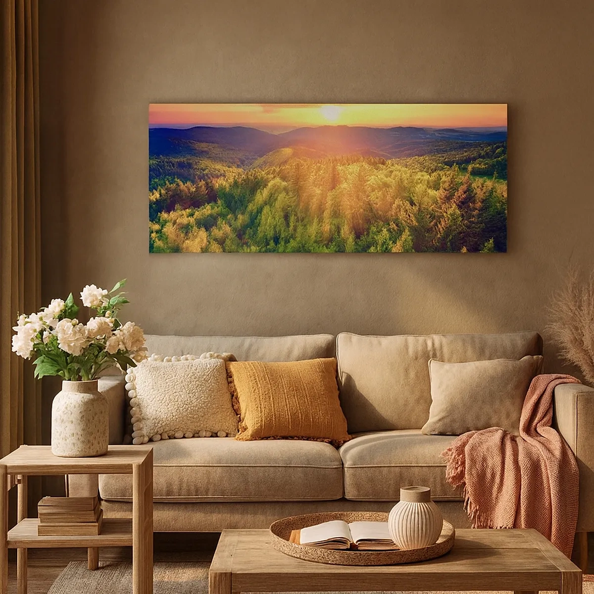 Bild auf Leinwand - Leinwandbild - Scheitelpunkte und Spitzen - 30x30 cm