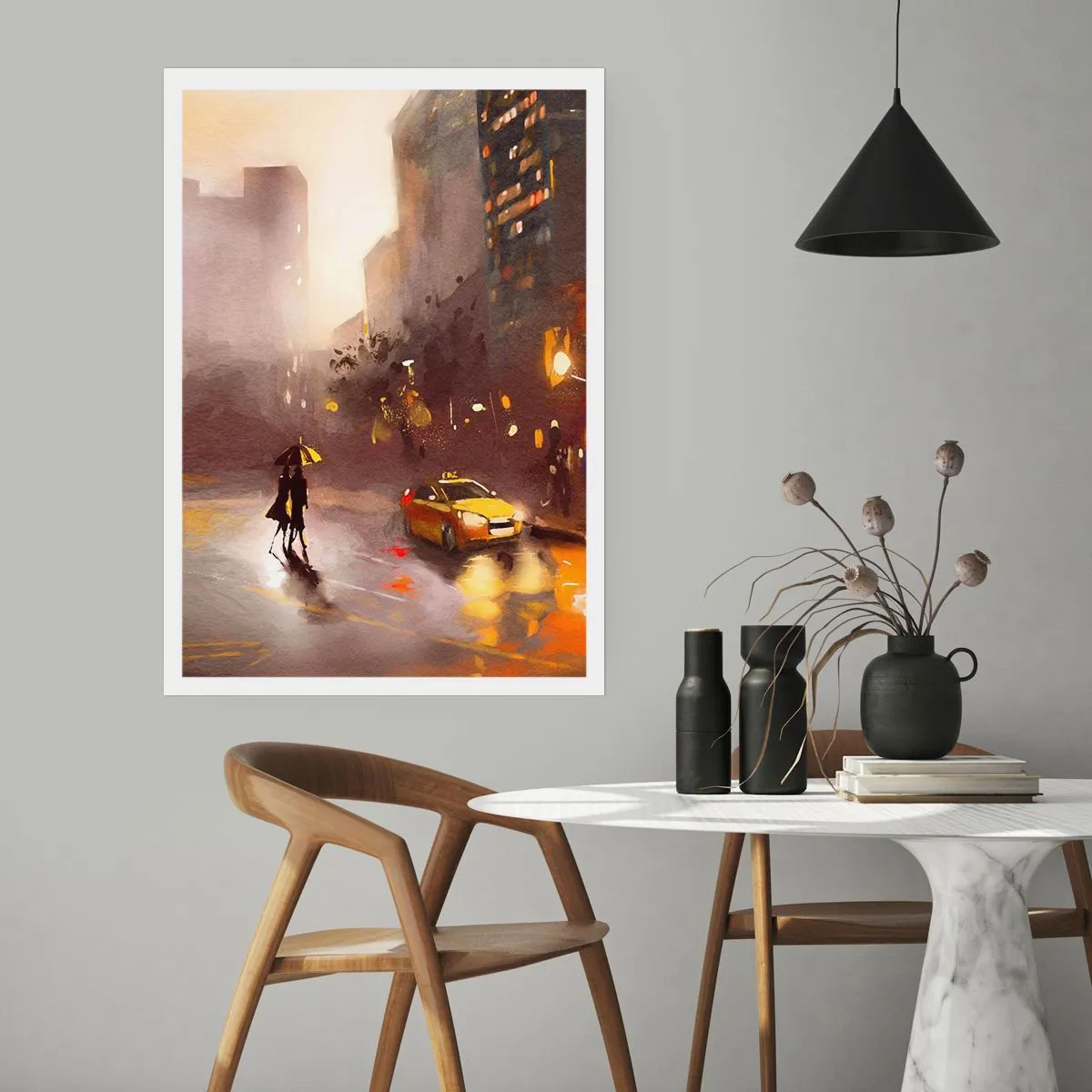 Poster - Im Licht von New York - 30x40 cm