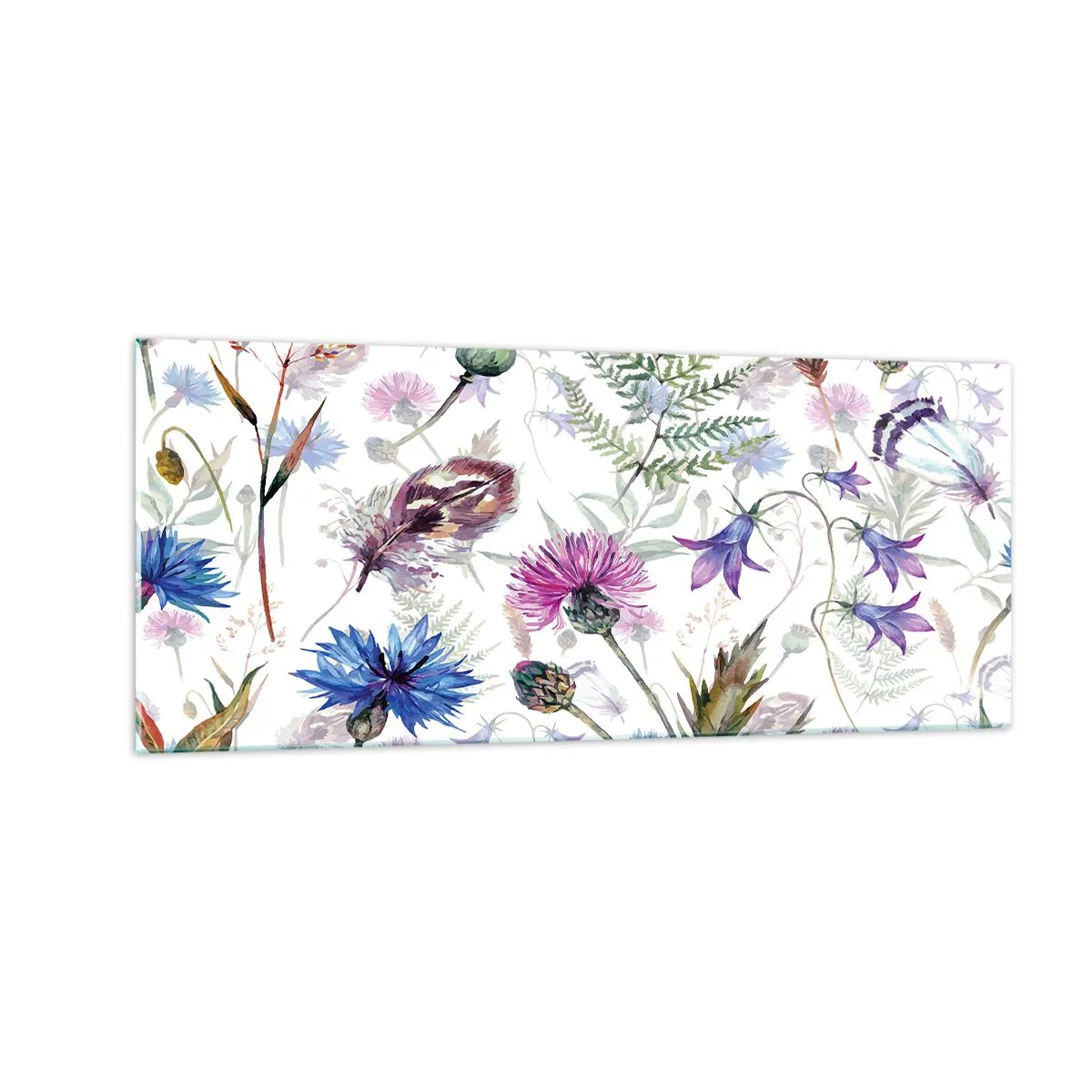 Glasbild - Bild auf glas - Polnisches Herbarium - 100x40 cm
