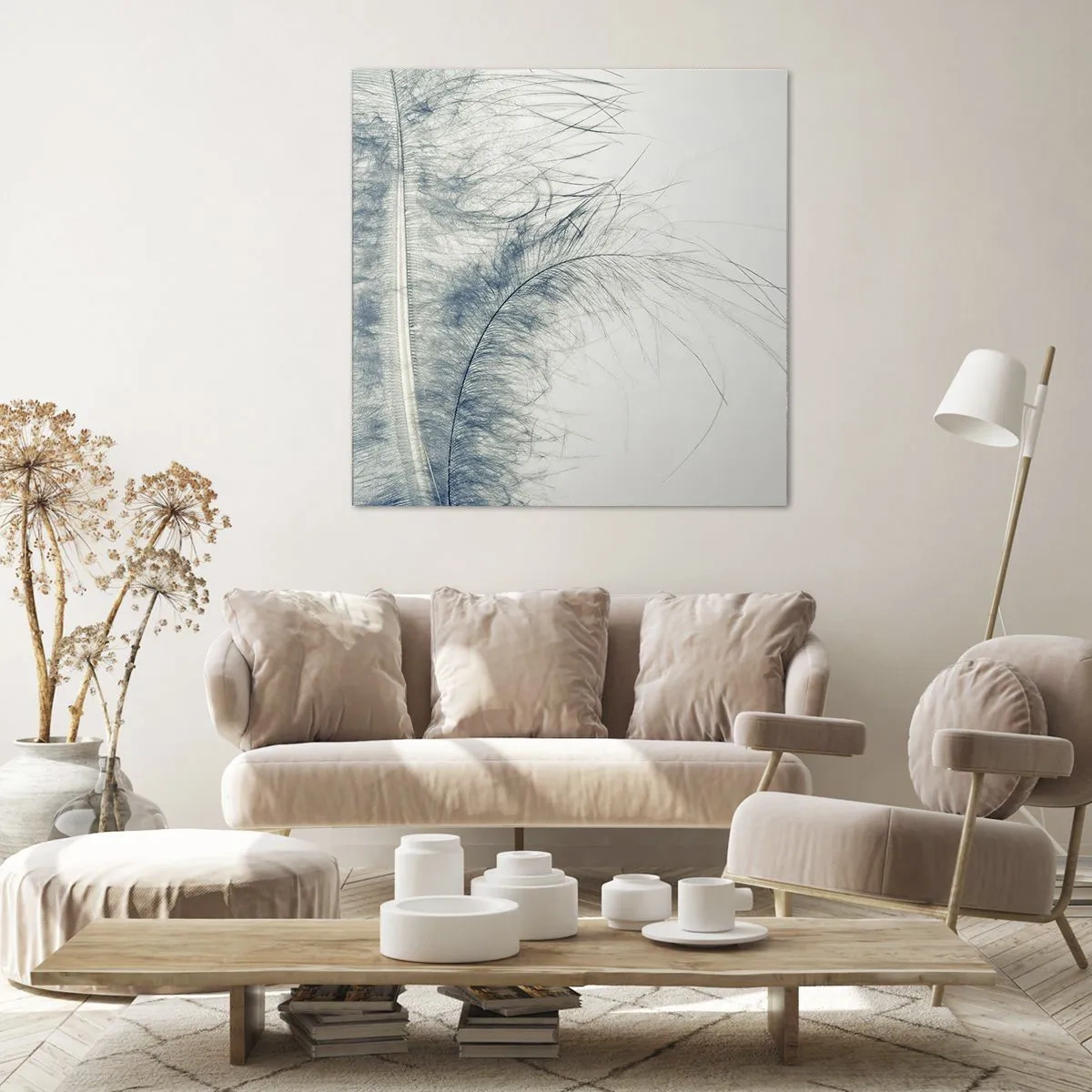 Bild auf Leinwand - Leinwandbild - Flüstern der Natur - 60x60 cm