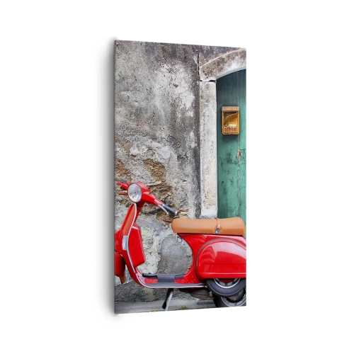 Bild auf Leinwand - Leinwandbild - Italienischer Urlaub - 65x120 cm