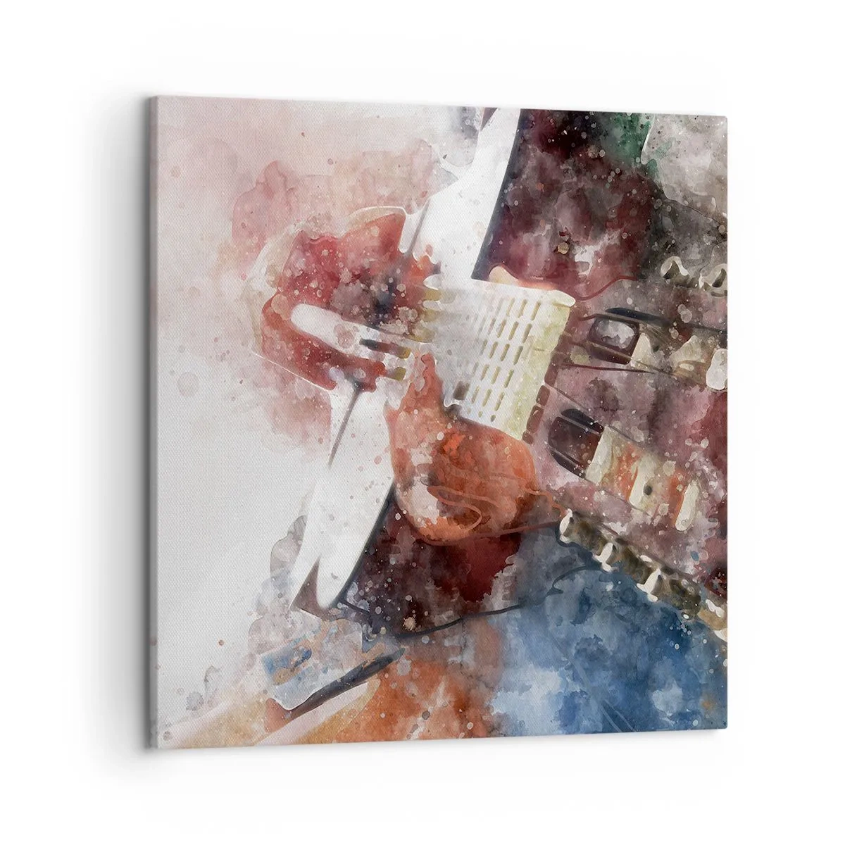 Bild auf Leinwand - Leinwandbild - Und was halten Sie davon? - 50x50 cm