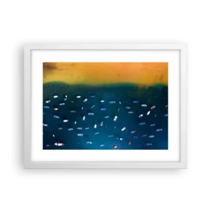 Poster in einem weißen Rahmen - Feiertagsspiel - 40x30 cm