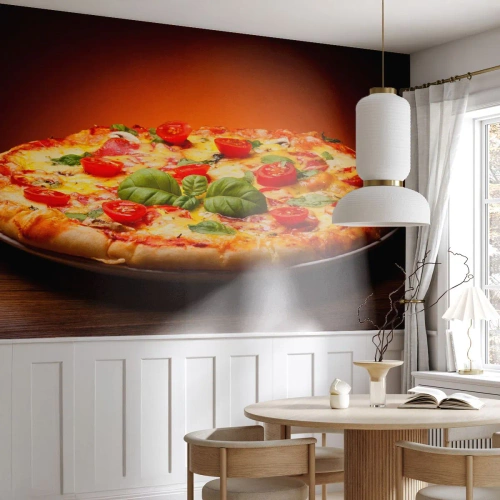 Selbstklebende Fototapete Deluxe Sticker - Mamma Mia! - Gastronomie, Pizza, Italien - 350x256 cm