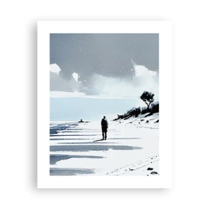 Poster - Allein sein - 40x50 cm