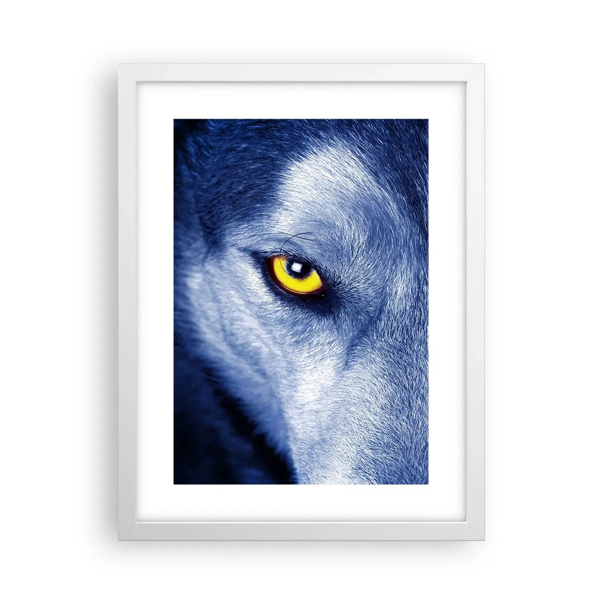 Poster in einem weißen Rahmen - Faszinierender Blick - 30x40 cm