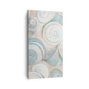 Bild auf Leinwand - Leinwandbild - Was verbirgt sich in der Muschel? - 45x80 cm