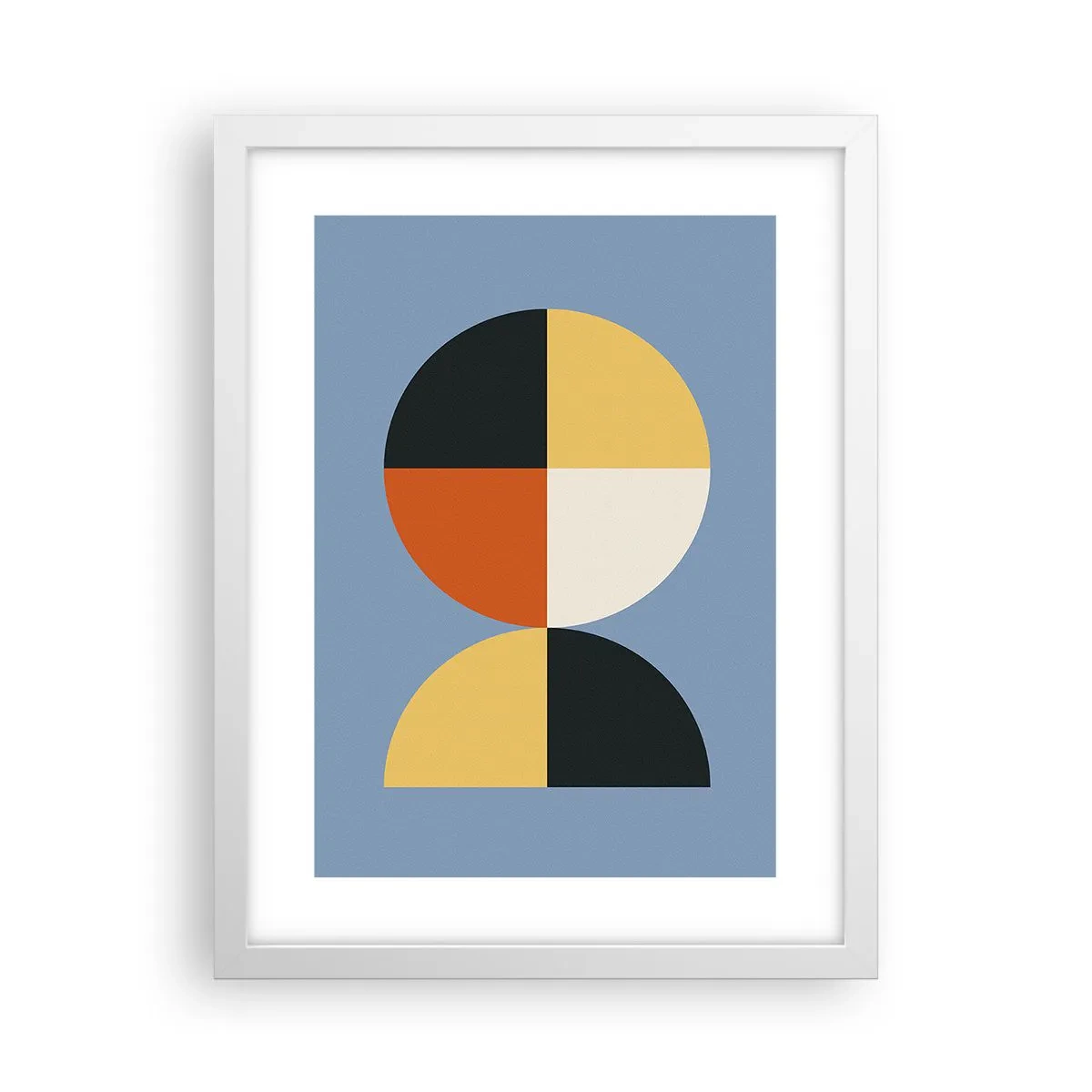 Poster in einem weißen Rahmen - Beobachte und zähle - 30x40 cm