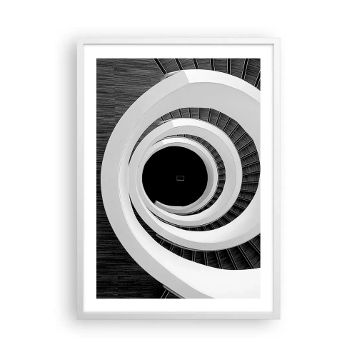 Poster in einem weißen Rahmen - Zum Kern der Sache - 50x70 cm