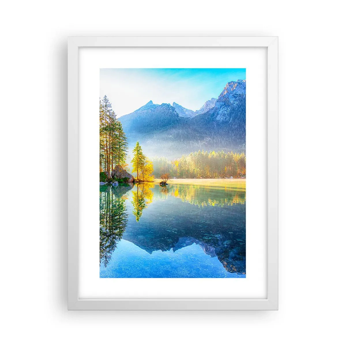 Poster in einem weißen Rahmen - Majestät und Süße - 30x40 cm