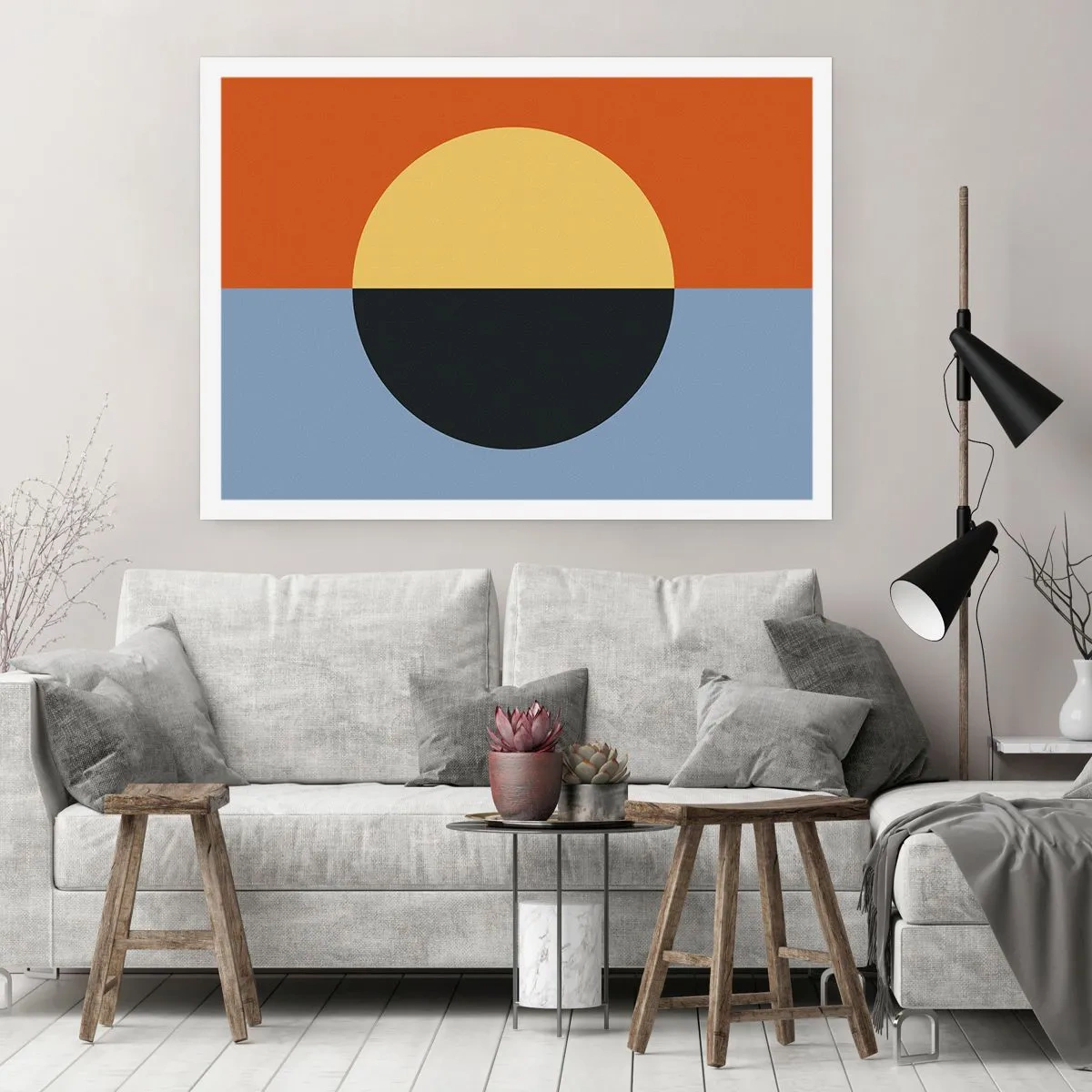Poster - Eine Komposition aus Wärme und Kühle - 70x50 cm