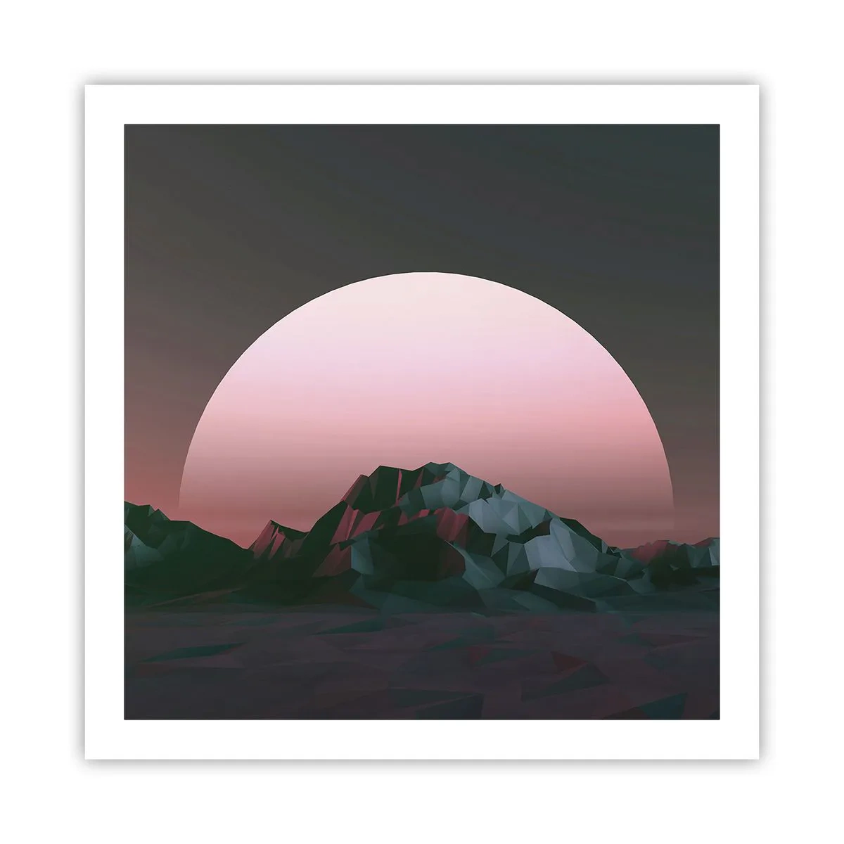 Poster - In einer Nachbargalaxie - 60x60 cm