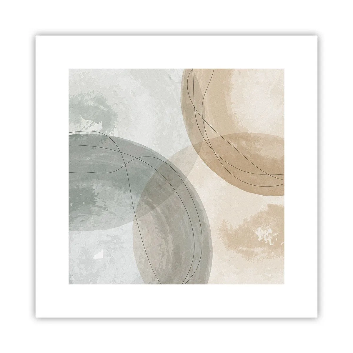 Poster - Welten durchdringen - 30x30 cm