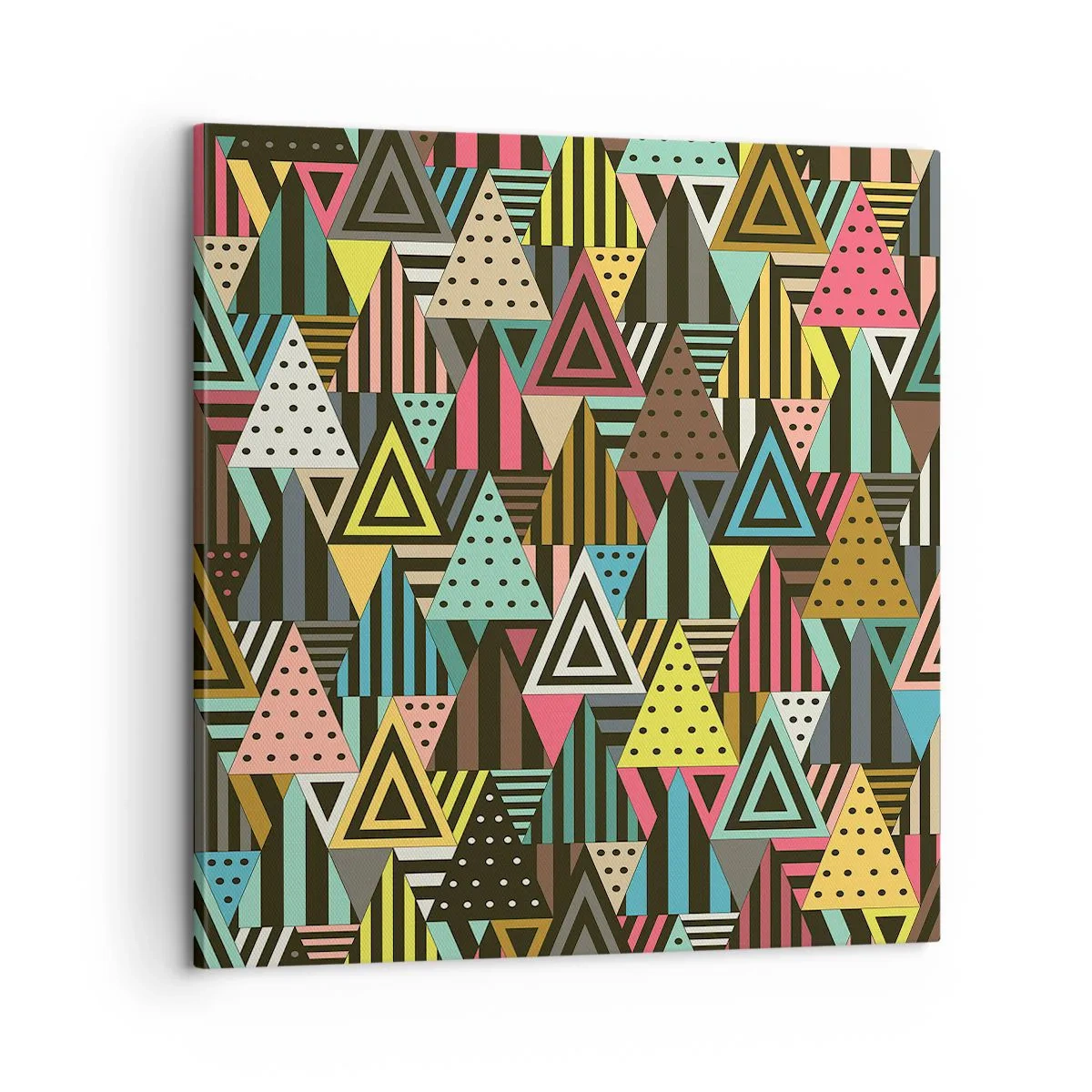 Bild auf Leinwand - Leinwandbild - Im Rhythmus auf drei - 60x60 cm