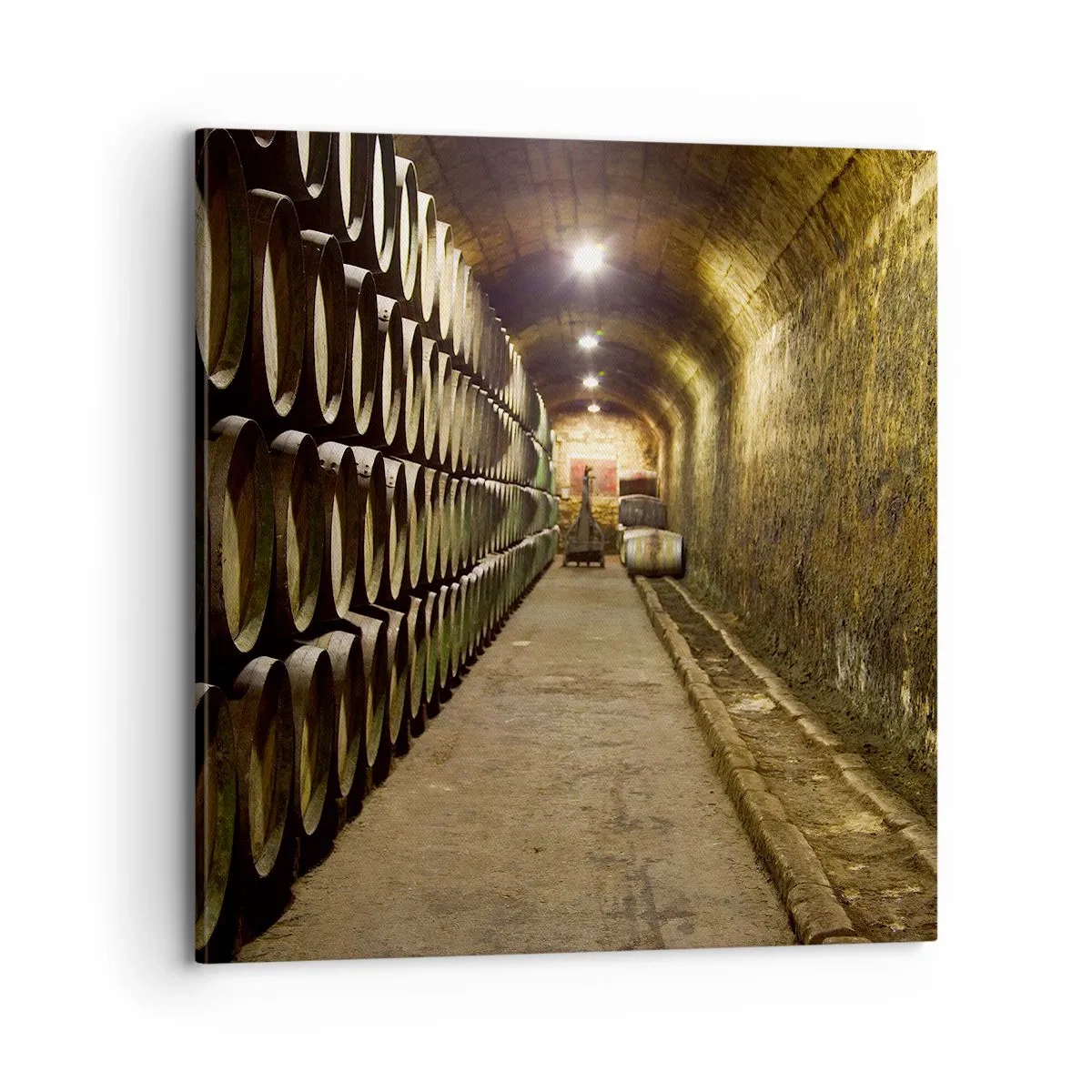 Bild auf Leinwand - Leinwandbild - Es ist gut, sich hinzulegen - 70x70 cm