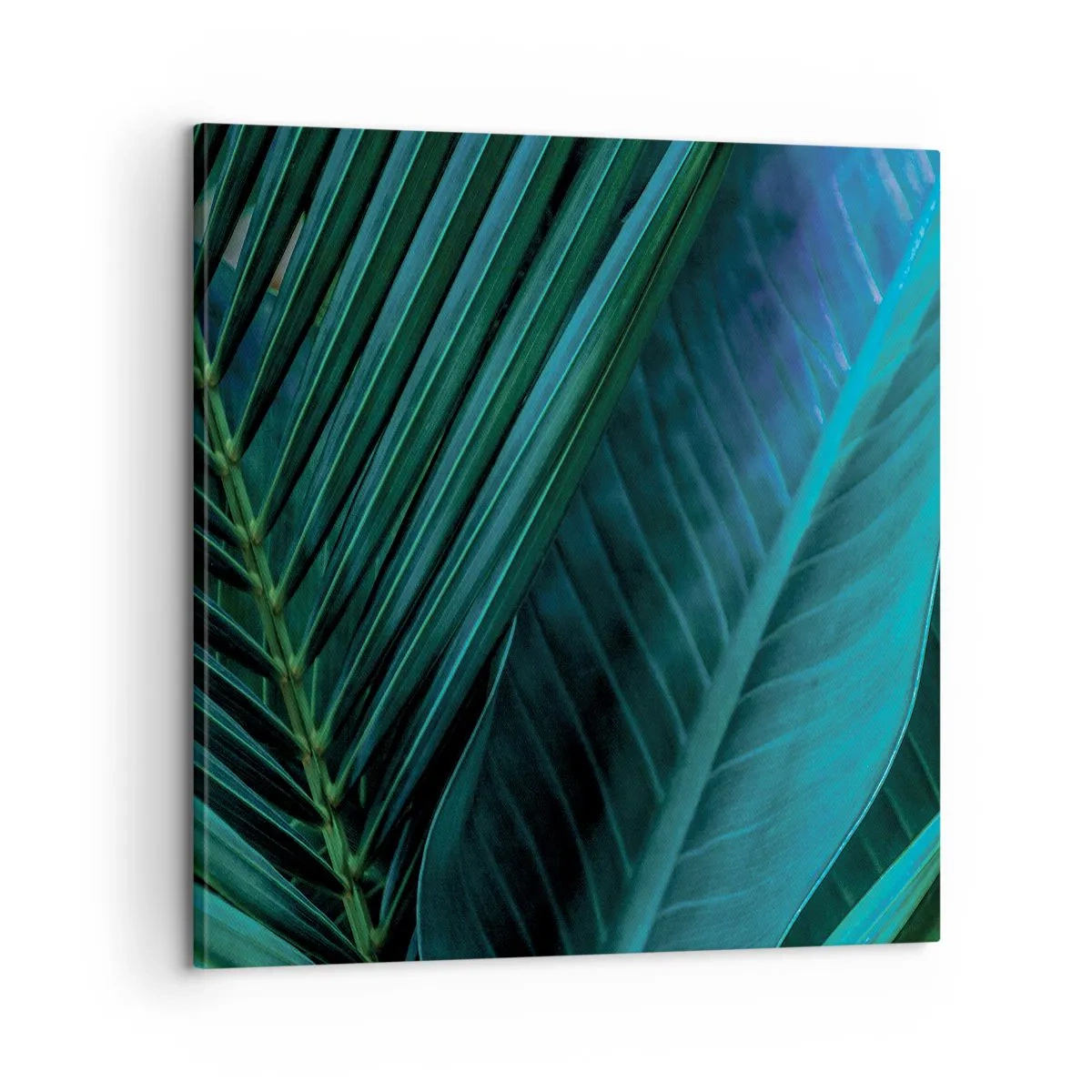Bild auf Leinwand - Leinwandbild - Die Anatomie des Grüns - 60x60 cm