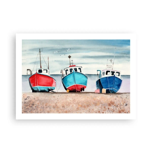 Poster - Bereit zum Fang - 70x50 cm