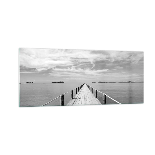 Glasbild - Bild auf glas - Oder vielleicht eine Reise ... - 100x40 cm