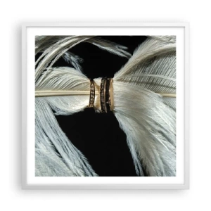 Poster in einem weißen Rahmen - ... und ich werde dich nicht verlassen ... - 60x60 cm