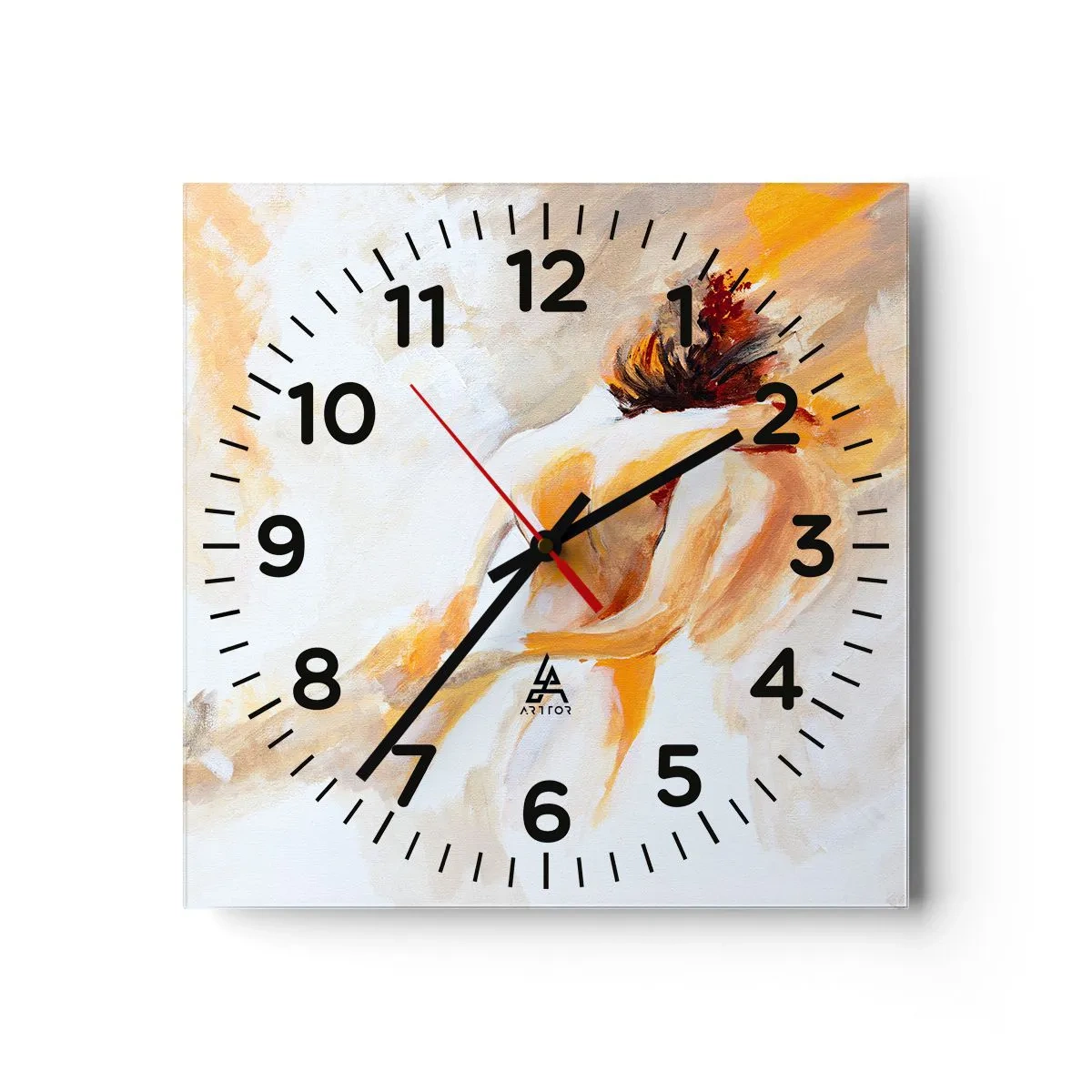Wanduhr - Glasuhr - Am Himmel der Nähe - 30x30 cm