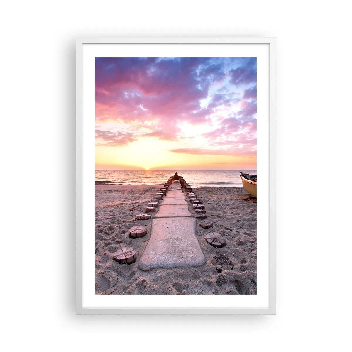 Poster in einem weißen Rahmen - Ein Moment tiefer Erfahrung - 50x70 cm