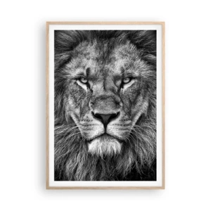 Poster in einem Rahmen aus heller Eiche - Im Krönungsgewand - 70x100 cm