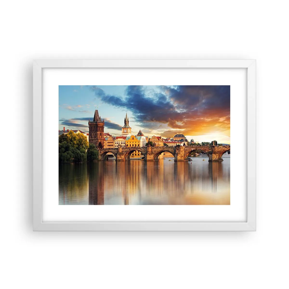 Poster in einem weißen Rahmen - Schön seit Ewigkeiten - 40x30 cm