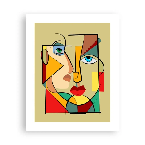 Poster - Passendes Paar - 40x50 cm