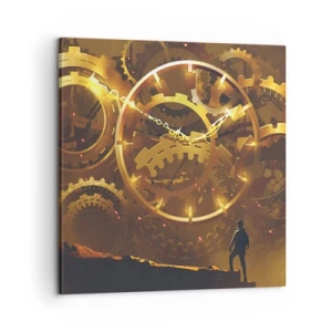 Bild auf Leinwand - Leinwandbild - An der Quelle der Zeit - 60x60 cm