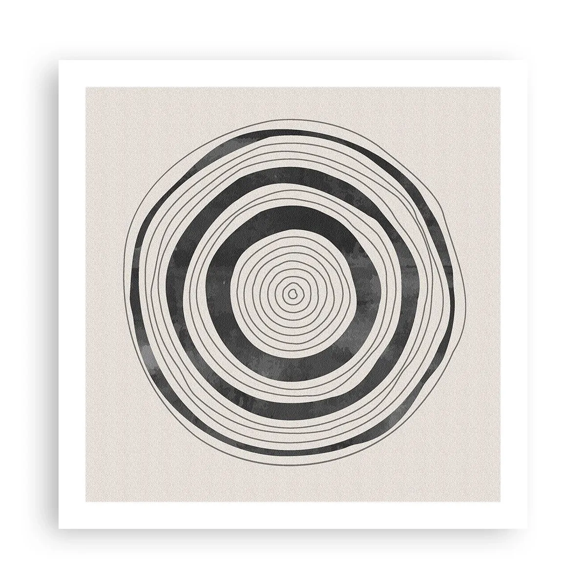 Poster - Wichtig ist, was dazwischen liegt - 60x60 cm