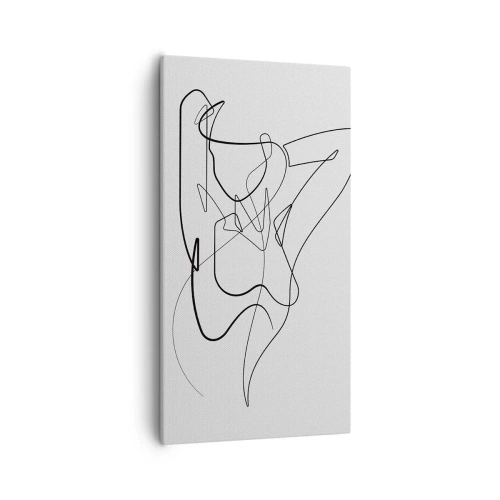 Bild auf Leinwand - Leinwandbild - So, wie du wirklich bist ... - 55x100 cm