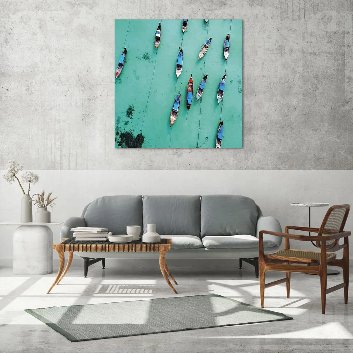 Glasbild - Bild auf glas - In freudiger Erwartung - 40x40 cm