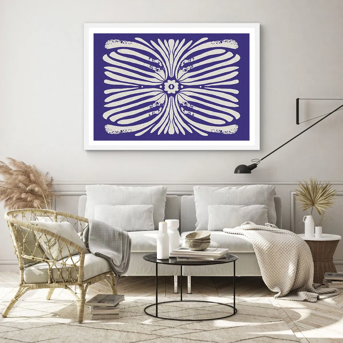 Poster in einem weißen Rahmen - Ethnische Inspirationen - 70x50 cm