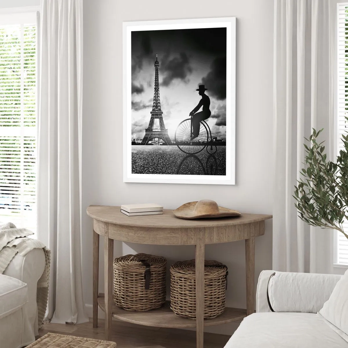 Poster in einem weißen Rahmen - Sehnsucht nach Belle Epoque - 50x70 cm