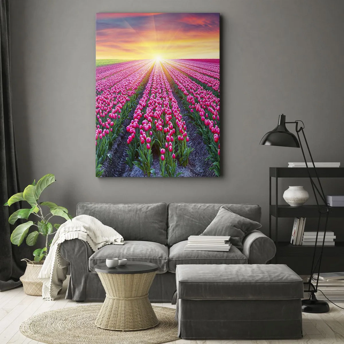 Bild auf Leinwand - Leinwandbild - Schönheitsfarm - 55x100 cm