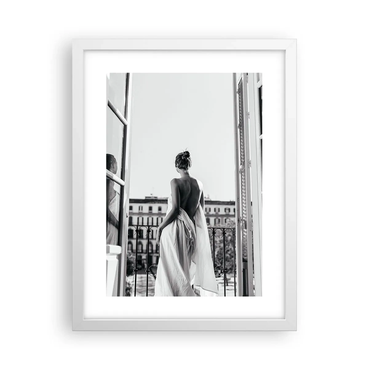 Poster in einem weißen Rahmen - Erweckung der Sinne - 30x40 cm