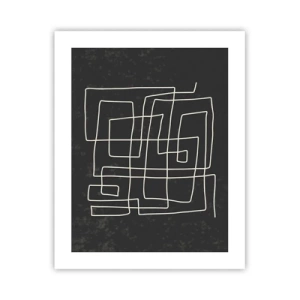 Poster - Nicht so einfach - 40x50 cm