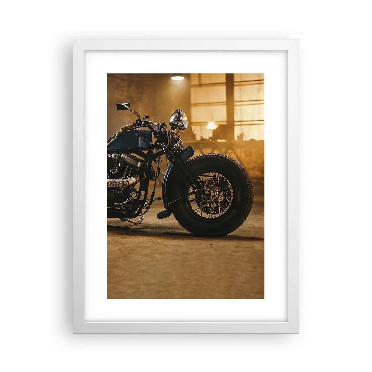 Poster in einem weißen Rahmen - Ich kann alles - 30x40 cm