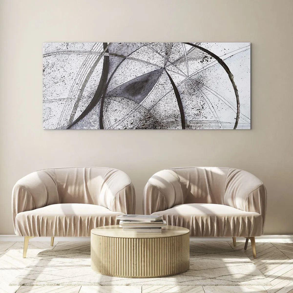 Glasbild - Bild auf glas - Futuristische Fantasie - 100x40 cm