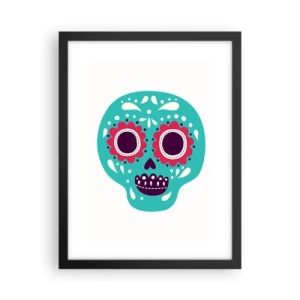 Poster in einem schwarzem Rahmen - Das Leben – Spaß bis zum Tod - 30x40 cm