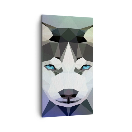 Bild auf Leinwand - Leinwandbild - Die Erinnerung an den Schnee des Nordens - 45x80 cm