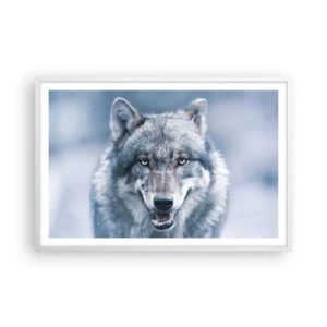 Poster in einem weißen Rahmen - Werden Sie die Herausforderung annehmen? - 91x61 cm