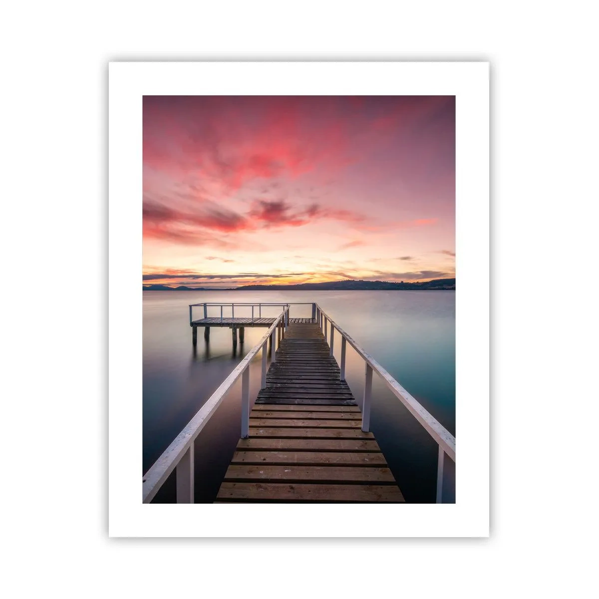 Poster - Die sanfte Flamme des Abends - 40x50 cm