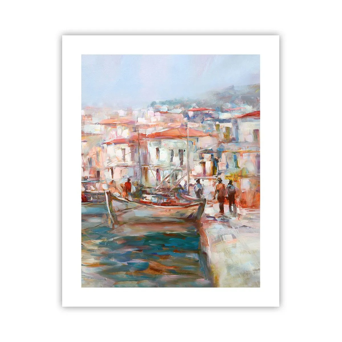 Poster - Pastell-Sommerferien - 40x50 cm