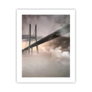 Poster - Auf dem Fluss, den es nicht gibt - 40x50 cm