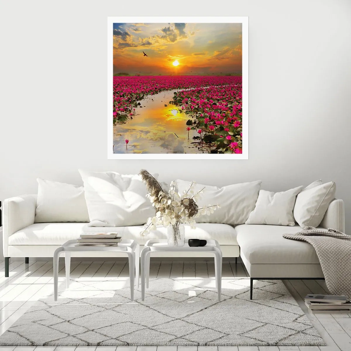 Poster - Das geheime Leben des Sees - 40x40 cm