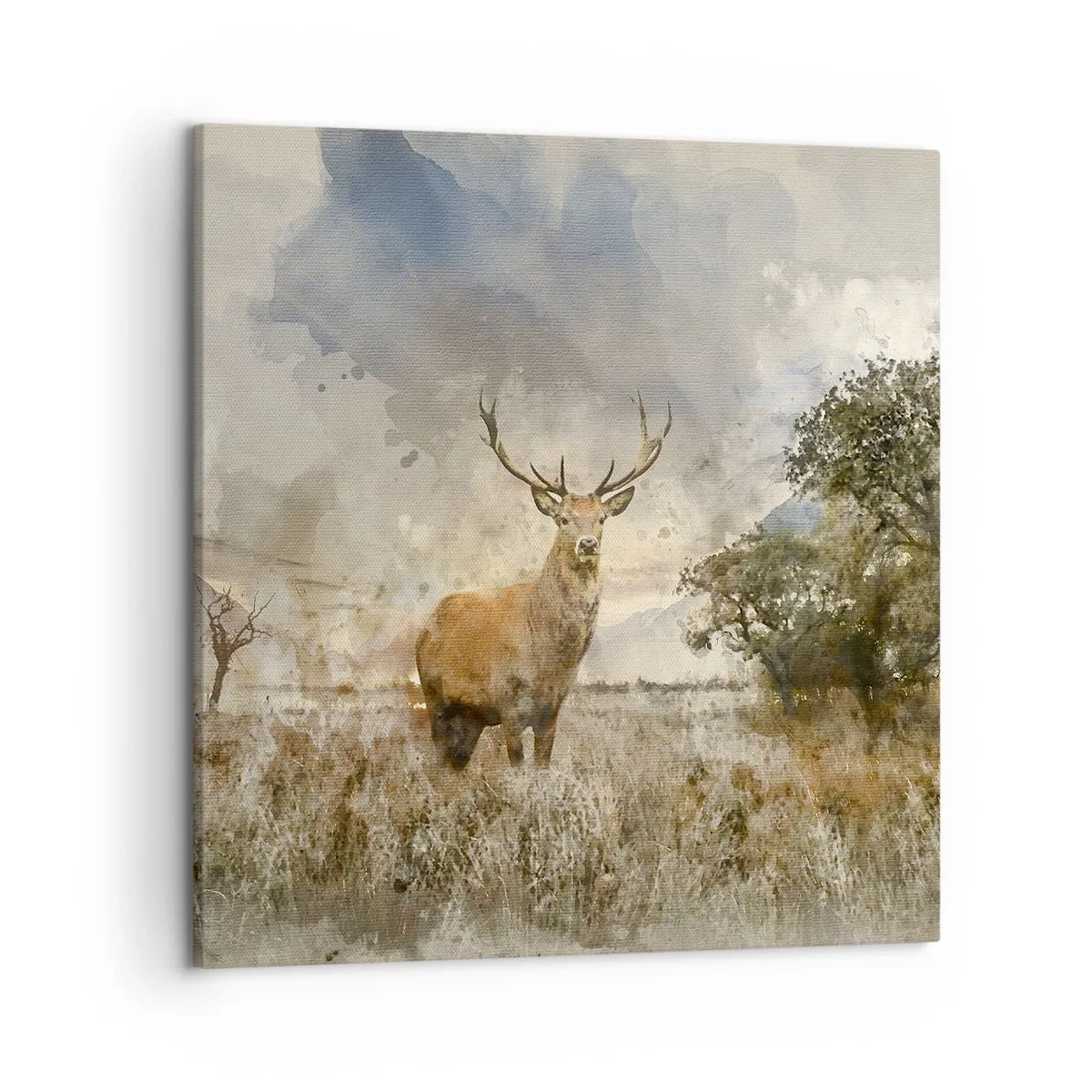 Bild auf Leinwand - Leinwandbild - Würde – Stärke – Würde - 50x50 cm