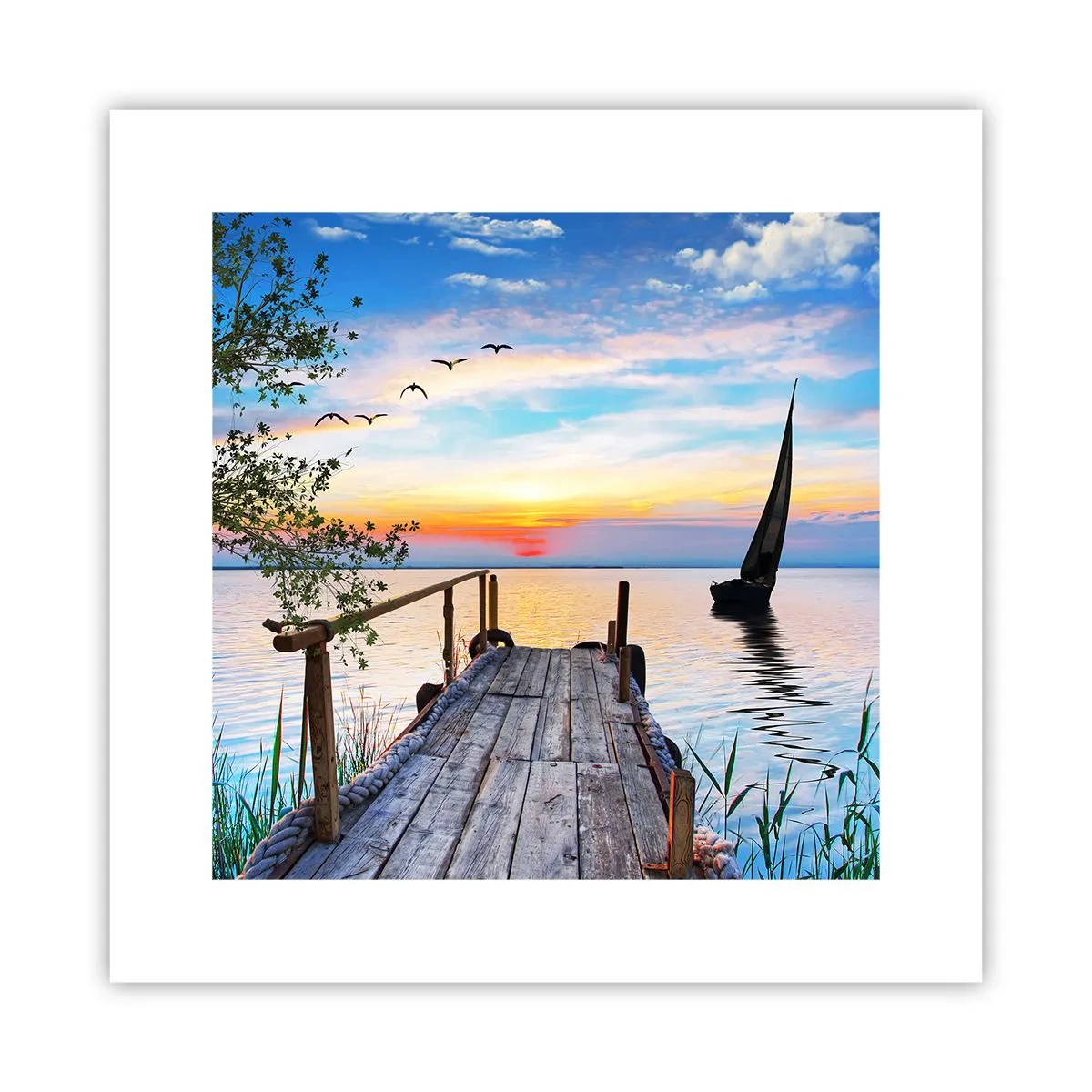 Poster - Guten Abend - 30x30 cm