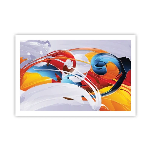 Poster - Der Tanz der Elemente - 91x61 cm