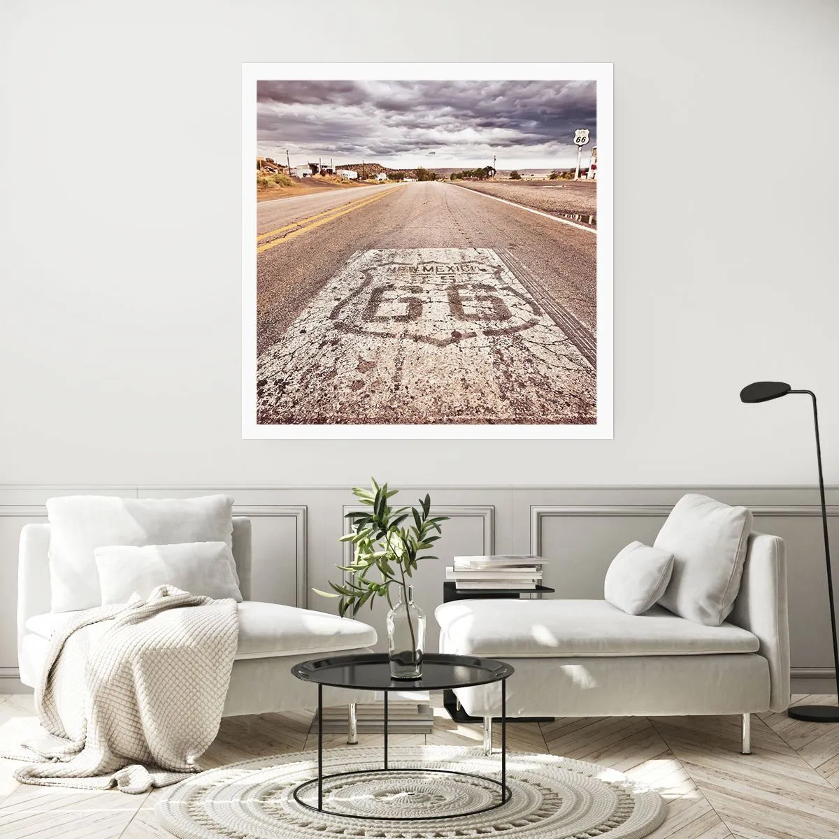 Poster - Mother Road - eine amerikanische Legende - 60x60 cm